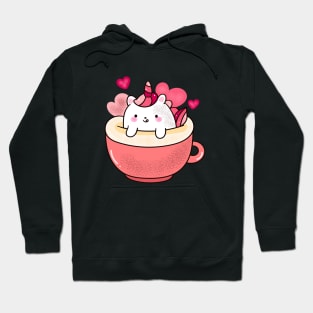 Cute Unicorn Coffee Hoodie